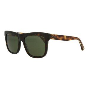 Gucci Unisex Square/Rectangle Havana Havana Green Fashion Designer Eyewear